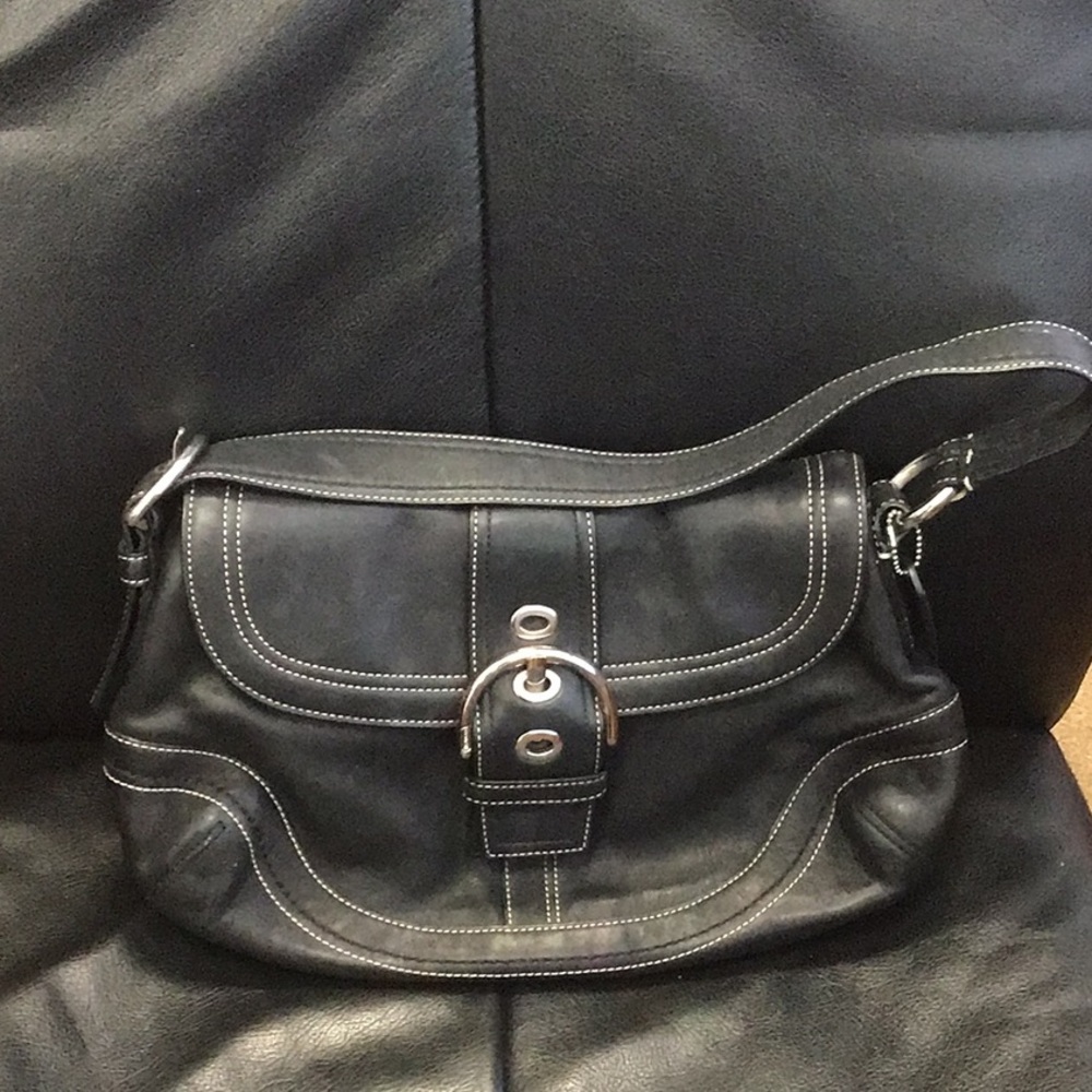 Coach Black Shoulder Bag